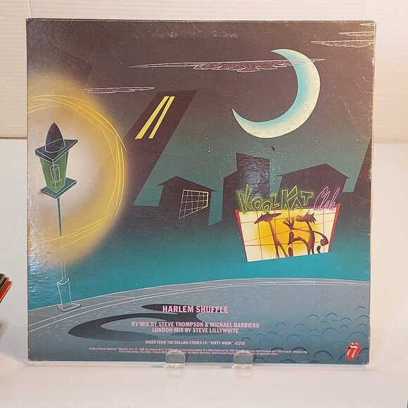 The Rolling Stones ~ Harlem Shuffle (45RPM Vinyl 12inch, 1986) - Picture 4 of 4